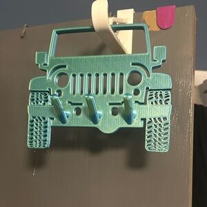 Turquoise Jeep Wall Hook